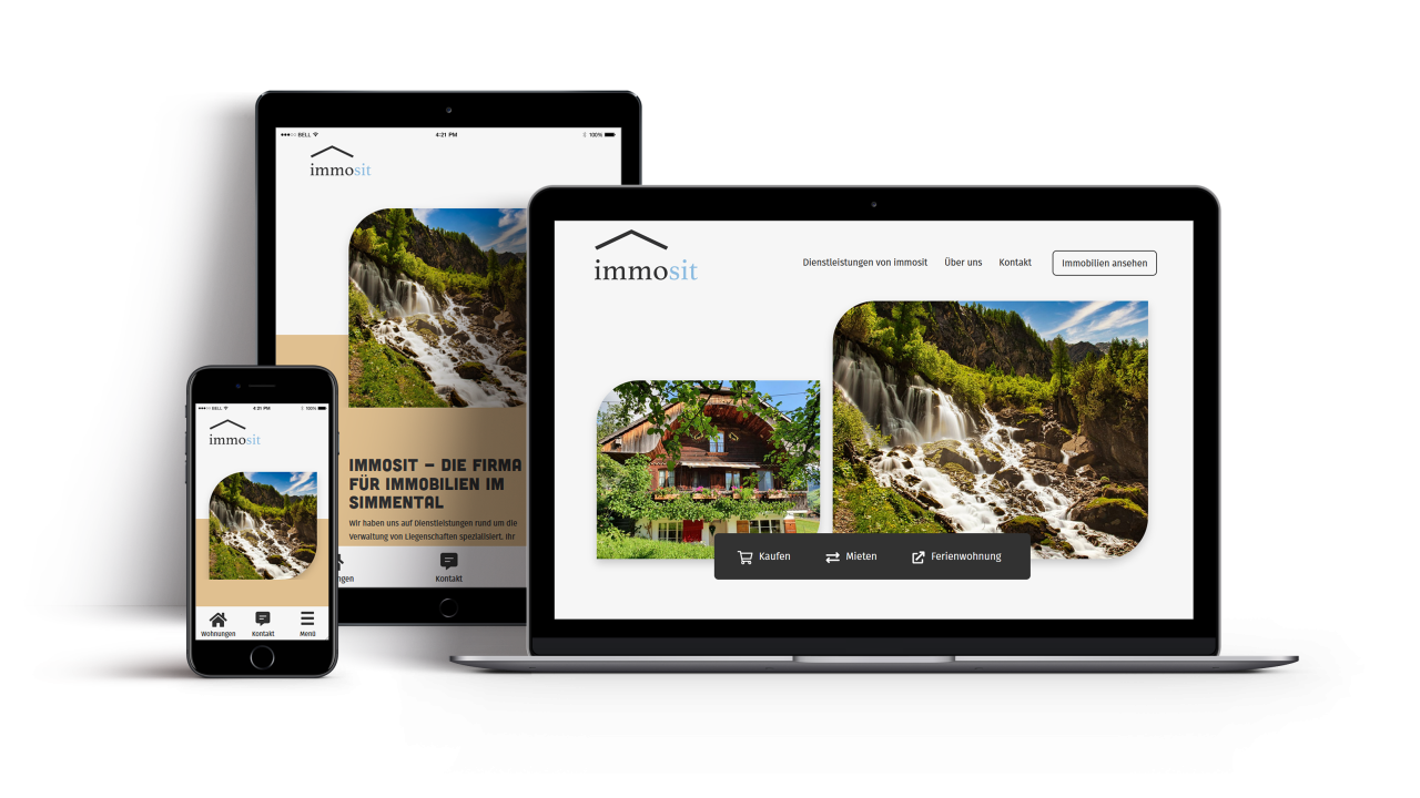 Immosit Webseite responsive Immosit Webseite responsive